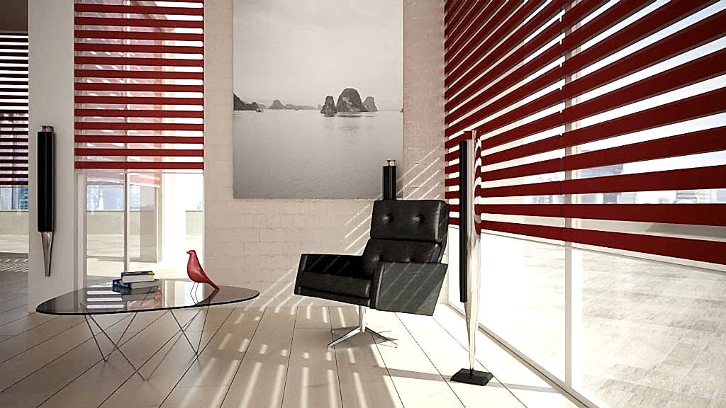 red vision blinds day and night zebra
